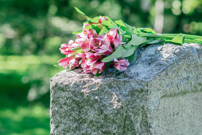 Headstone in Cemetery